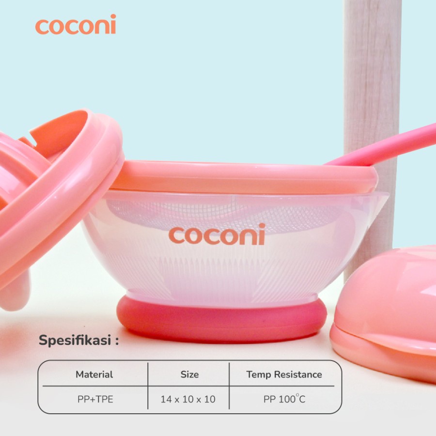 COCONI Baby Food Maker Bowl Set | Alat Pembuat Makanan Bayi MPASI