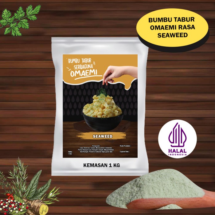 

✨Ready Stok✨ - BUMBU TABUR SEAWEED HALAL KUALITAS TERJAMIN 1 KG- 1.2.23