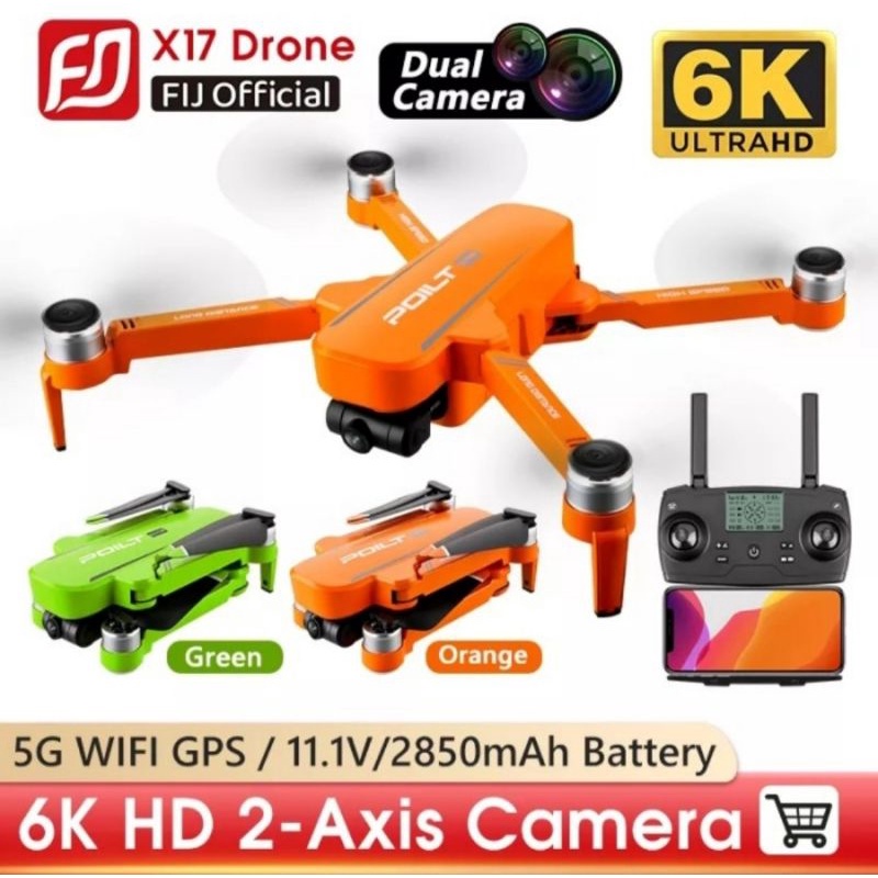 JJRC X17 G105 Wifi 5G Gps Drone Foldable Fpv 6K