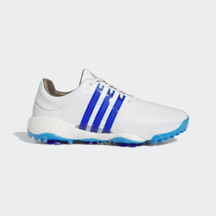 Sepatu Golf Adidas Tour 360 22 White Blue Original