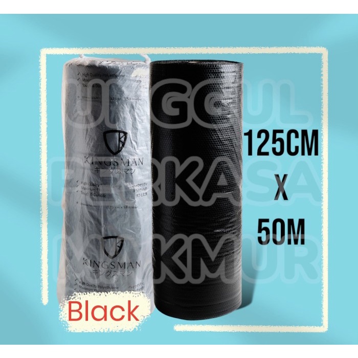 

BUBLE WRAP ROLL HITAM/PUTIH 125CM X 50M AREA SUPER TEBAL - Putih