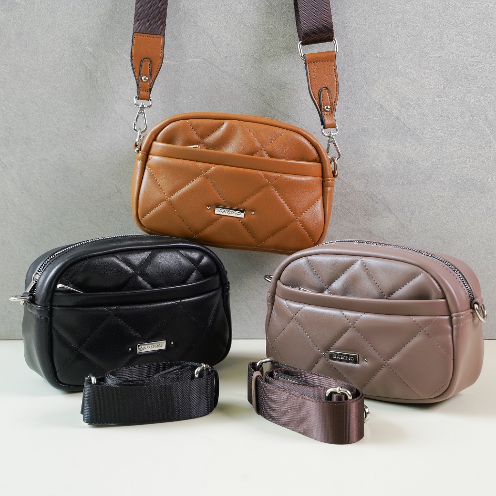 Gabino Tas Wanita Satchel Selempang Casual Fawnia - G4AB2028