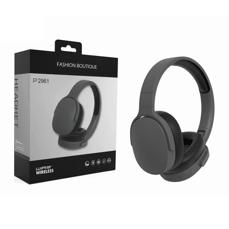 AVVIC P2961 Headphone Wireless Bluetooth Headset Hifi Stereo Music 6D Socking Bass TF AUX Support