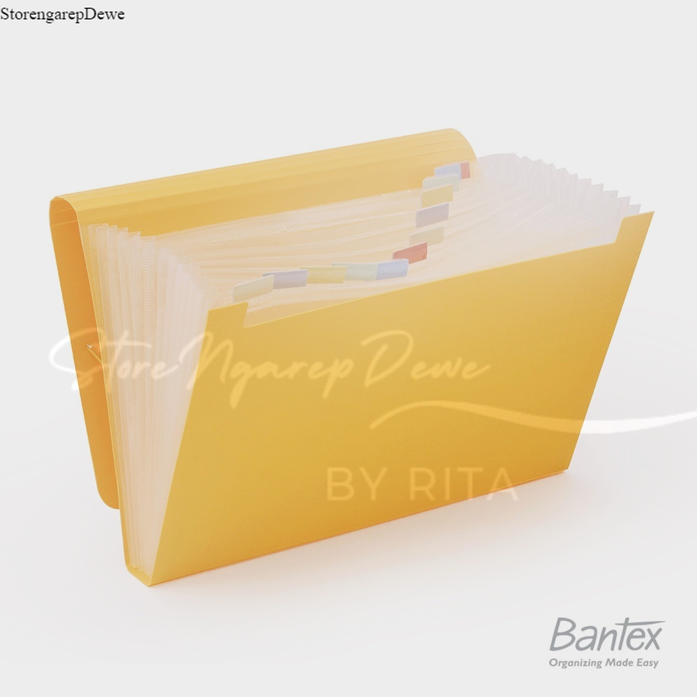 

Bantex Expanding File Folio Freesia Yellow 3601 36 real barang original bantex