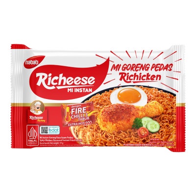 

nabati Richeese Mi Goreng Pedas Richicken 77 g x 5 pcs