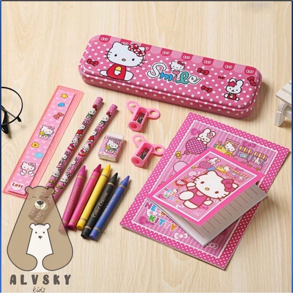 

PAKET ALAT TULIS ANAK 14 IN 1 / STATIONERY SET SEKOLAH 14 IN 1 LENGKAP 3