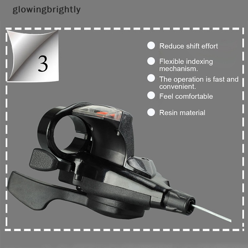 [glowingbrightly] Hak Sepeda Rear Derailleur Front Shifter Shift Lever/9/10 /11 Suku Cadang Kecepatan TFX