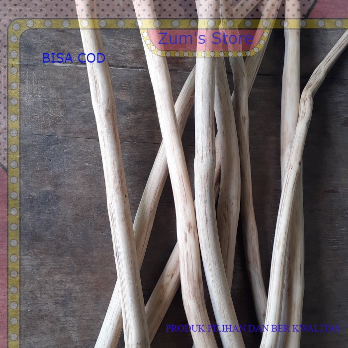 MACRAME RANTING KAYU JATI~UNTUK DEKORASI RUMAH~RANTING KAYU JATI~BISA UNTUK PAGAR 60 CM