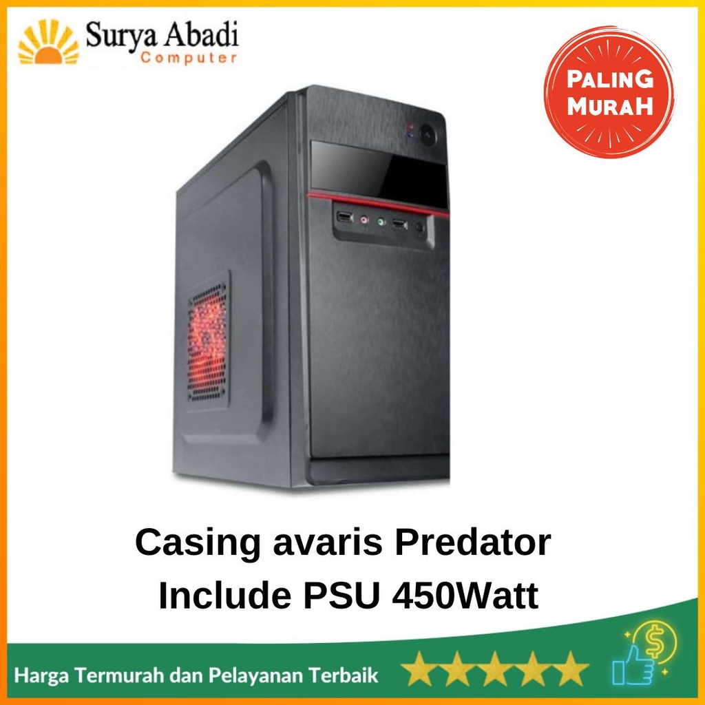 CASING AVARIS + PSU 450 WATT | Casing mini itx Include Psu 450 W