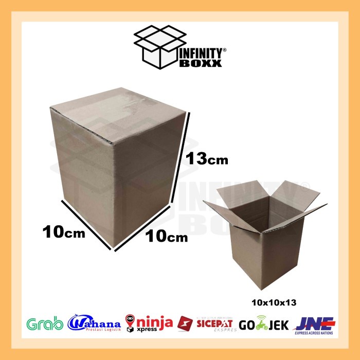 

kardus box kotak karton uk 10x10x13 BARU POLOS