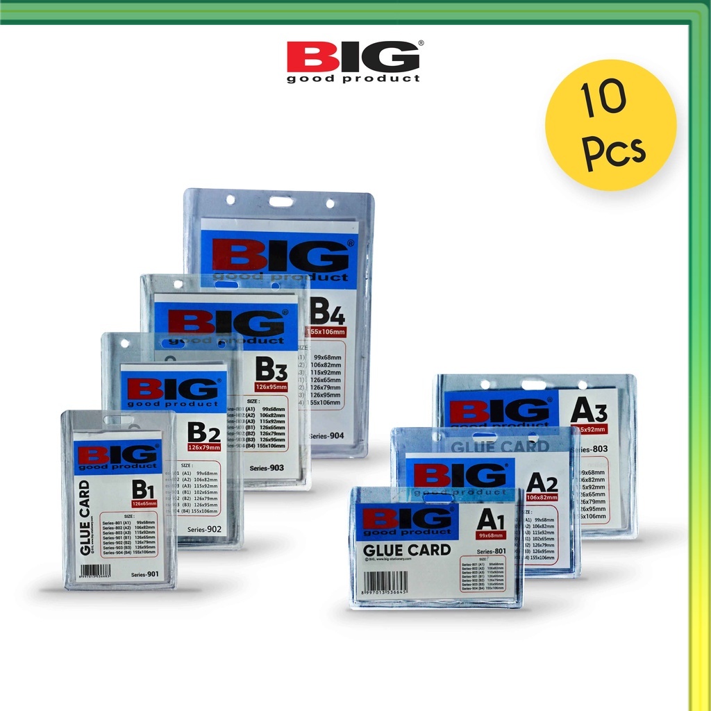 

10 Pcs BIG ID Card Mika Glue Card Ukuran A1 A2 A3 B1 B2 B3 B4