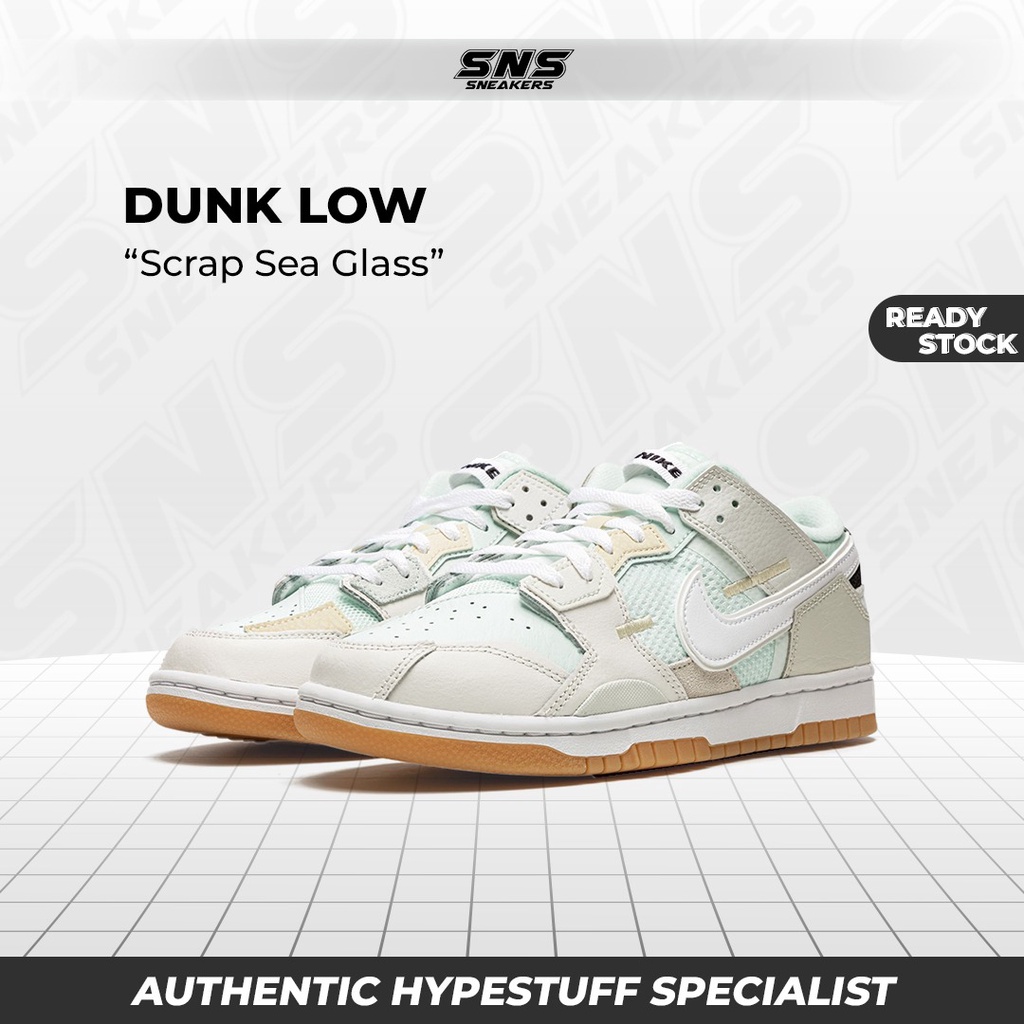 Nike Dunk Low Scrap Sea Glass 100% Original Authentic