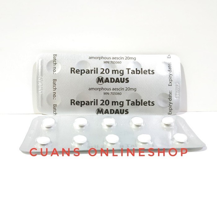 

Jualll !!! Promo Murah Madaus Reparil Tablet 20 mg Ecer Per 1 Strip 10 Butir Anti Radang Terlarisss