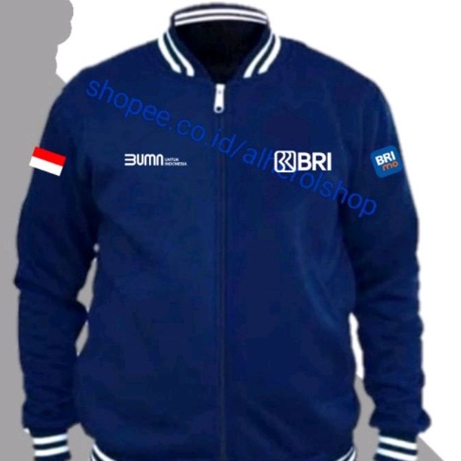 Terbaru jaket BRI Jaket bomber bro jaket baseball Bank BRI jaket baseball BRI Terlaris
