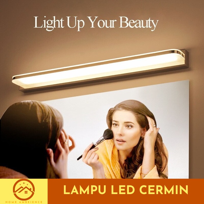 Lampu Hias LED Cermin Rias Tempel Dinding Kamar Mandi Minimalis