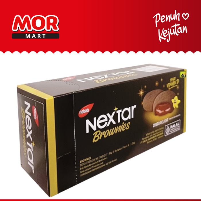 

NEXTAR Nastar Brownies Choco Delight 90g Biskuit Rasa Brownies Cokelat