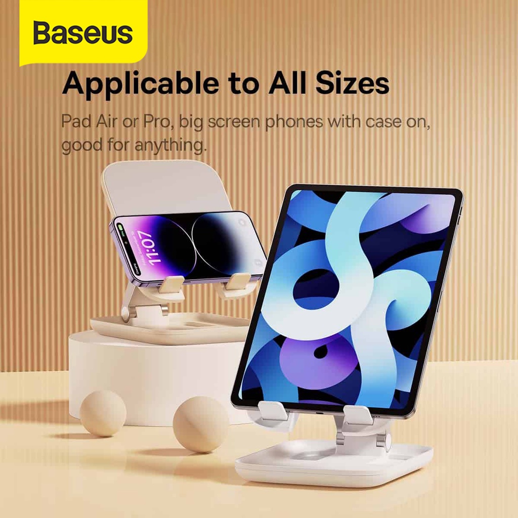 Baseus Seashell Desktop Tablet Folding Stand Holder Dudukan Universal