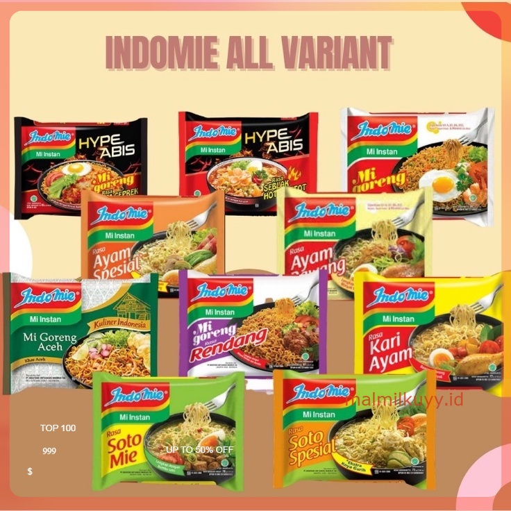 

INDOMIE GORENG KUAH AYAM RENDANG CABE IJO POP GEPREK BAWANG KARI KALDU SOTO MI SPECIAL MIE KOCOK EMPAL GENTONG ACEH GROSIR MURAH DUS MAKANAN RINGAN INSTANT CEMILAN ANAK INSTAN INDOFOOD