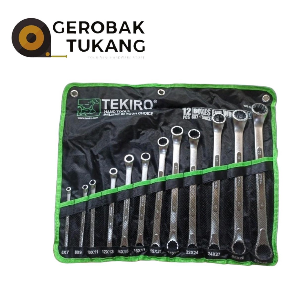 Tekiro kunci ring set 6-32mm tekiro