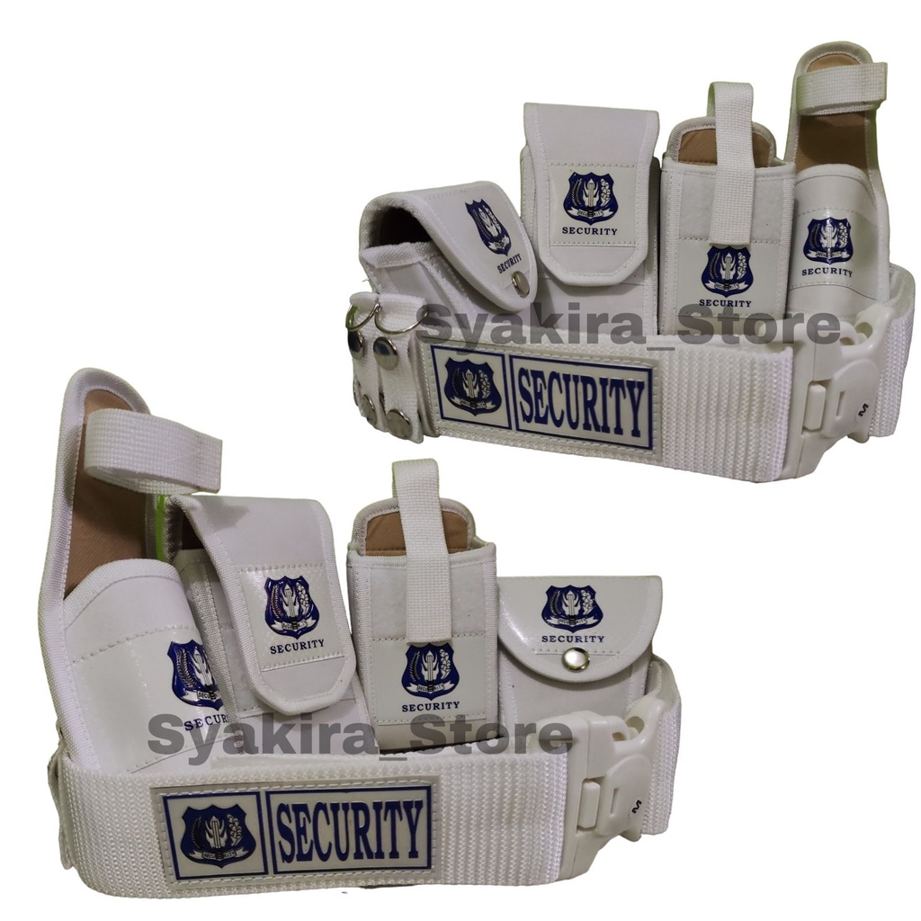 Kopel Security Set Putih Bahan Canvas Premium/Kopel Set Security/Kopel Security/