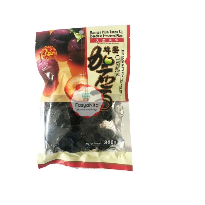 

Seedless Plum/ Manisan Plum tanpa biji 300 gr Li Kiam IMLEK- FasyAnita Mart Denpasar