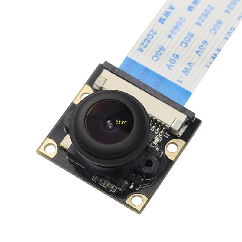 Btsg Untuk Raspberry Pi 4B/3B Kamera Day &amp; Night Vision Camera Adjustable-Fokus Modul 5MP OV5647 Sensor Webcam Video1080