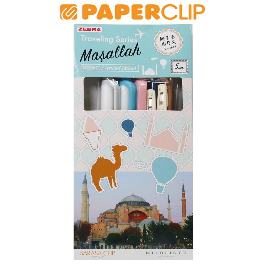 

PAKET ALAT TULIS ZEBRA MILDLINER & SARASA TRAVELLING SERIES - TURKEY