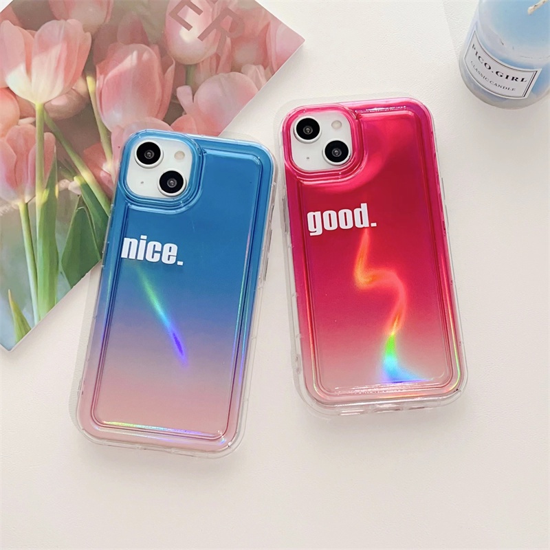 IPHONE Bingkai Foto Tepi Lurus Casing Hp Laser Iphone11 12 13 14 Pro Max Plus X Xs Max Xr 78 Plus SE 2020 Shockproof Case Cover