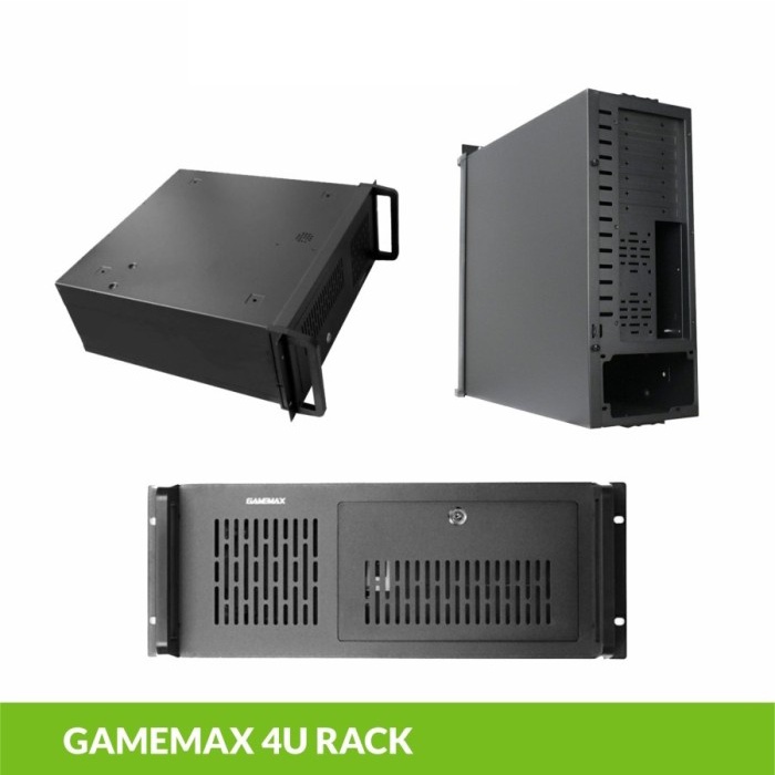 Casing GameMax 4U Rackmount Server 4U Industrial PC Case