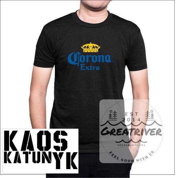 kaos corona extra beer cotton distro