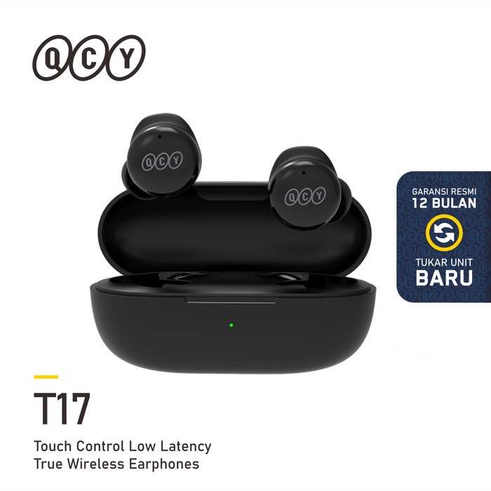 QCY T17 TWS ENC Wireless Earphone - Black