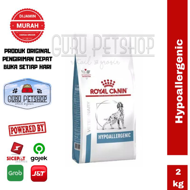 Royal Canin Hypoallergenic Dog 2kg Freshpack / Makanan Anjing / Dog Food Hypoallergenic