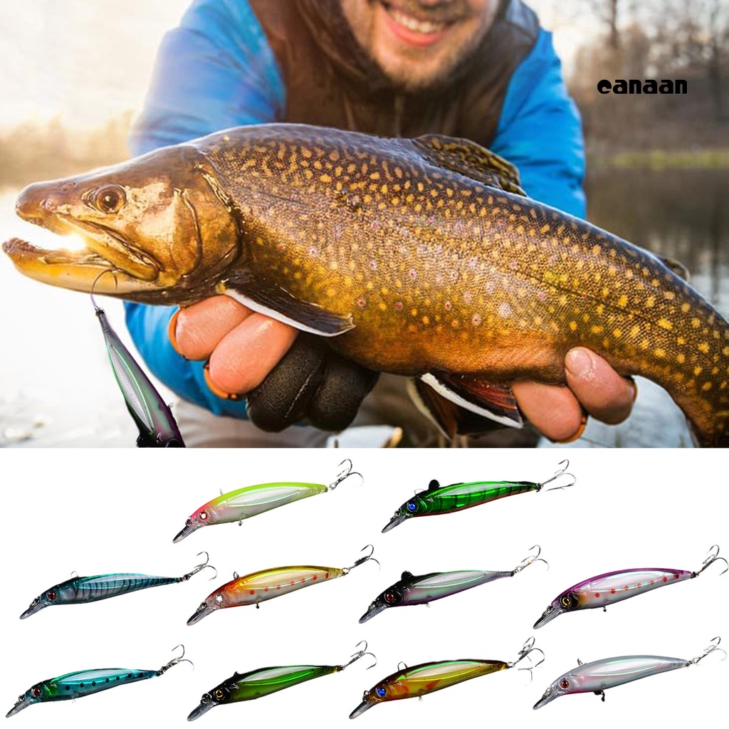 Cnn-11cm Umpan Bionik 3D Simulasi Fisheyes Treble Hook Menggoda Angling Umpan Palsu Ditangguhkan Air Bionic Lure Memancing Luar Ruangan