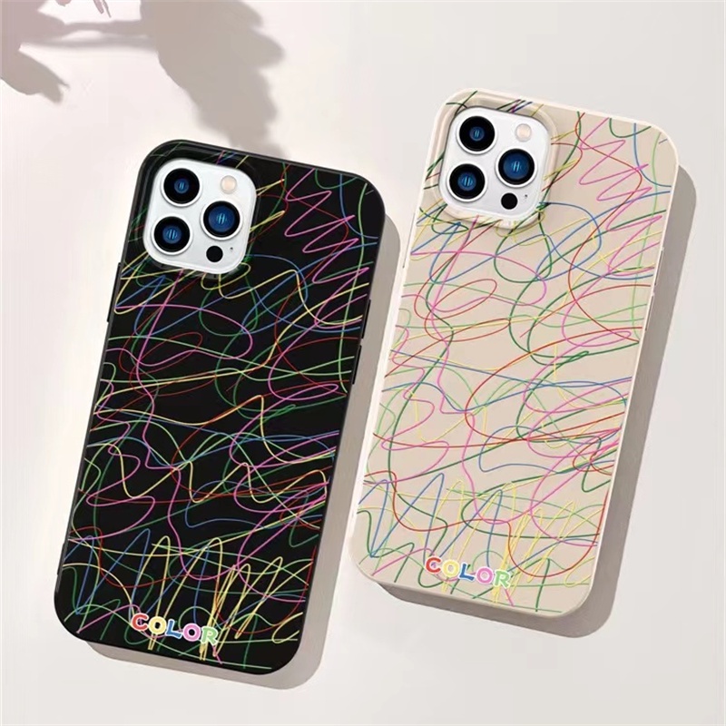 Iphone 14Plus iPhone 14seri TPU Soft Case Phone Case ins Kamera Perlindungan Iphone14 13 11 14Plus Pro Max7 8Plus X XR 12mini 13mini Empat Sudut Shockproof