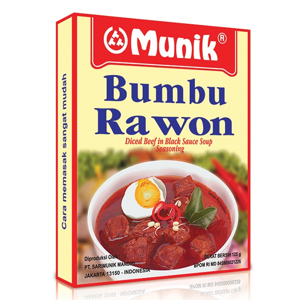 

[Ready-Stock]/ Munik Bumbu Rawon 125 g