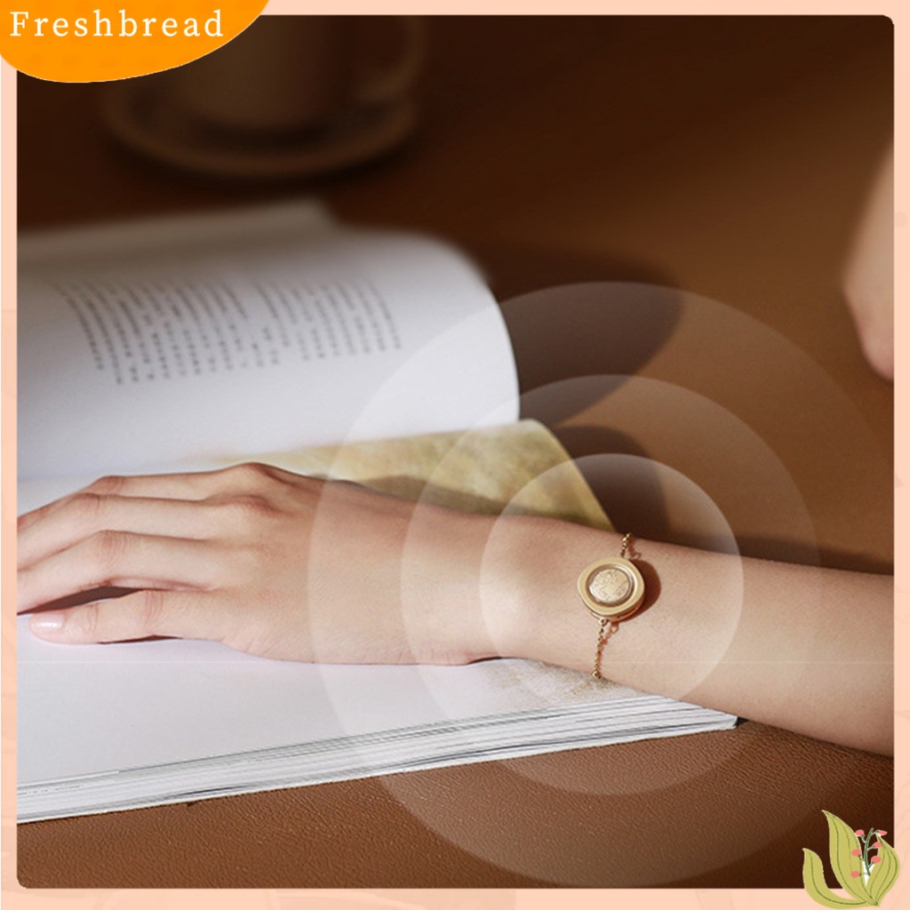 &lt; Freshbread &gt; 1set Wanita Gelang Modis Warna Hidup Logam Wanita ic Pengusir Lalat Bangle Gelang Hadiah Ulang Tahun