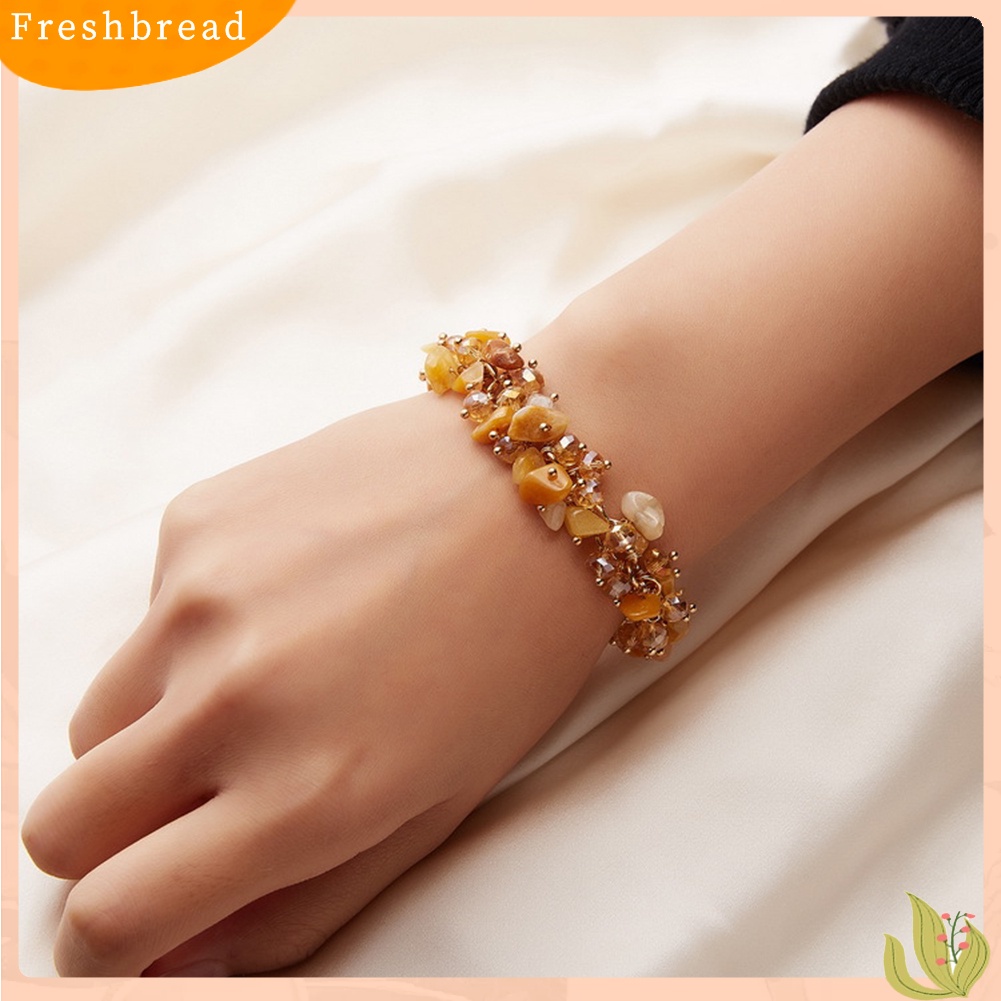 &lt; Freshbread &gt; Fashion Batu Wanita Gadis Gelang Bangle Wrist Band Perhiasan Pesta Hadiah Liburan