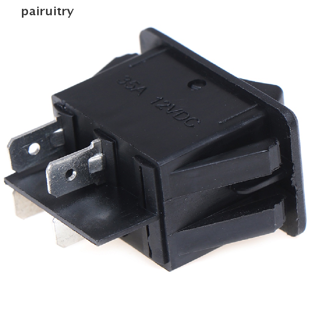 Prt 12V 35A Universal Mobil Merah Lampu Kabut LED Rocker Switch Dash Dashboard 4Pin PRT