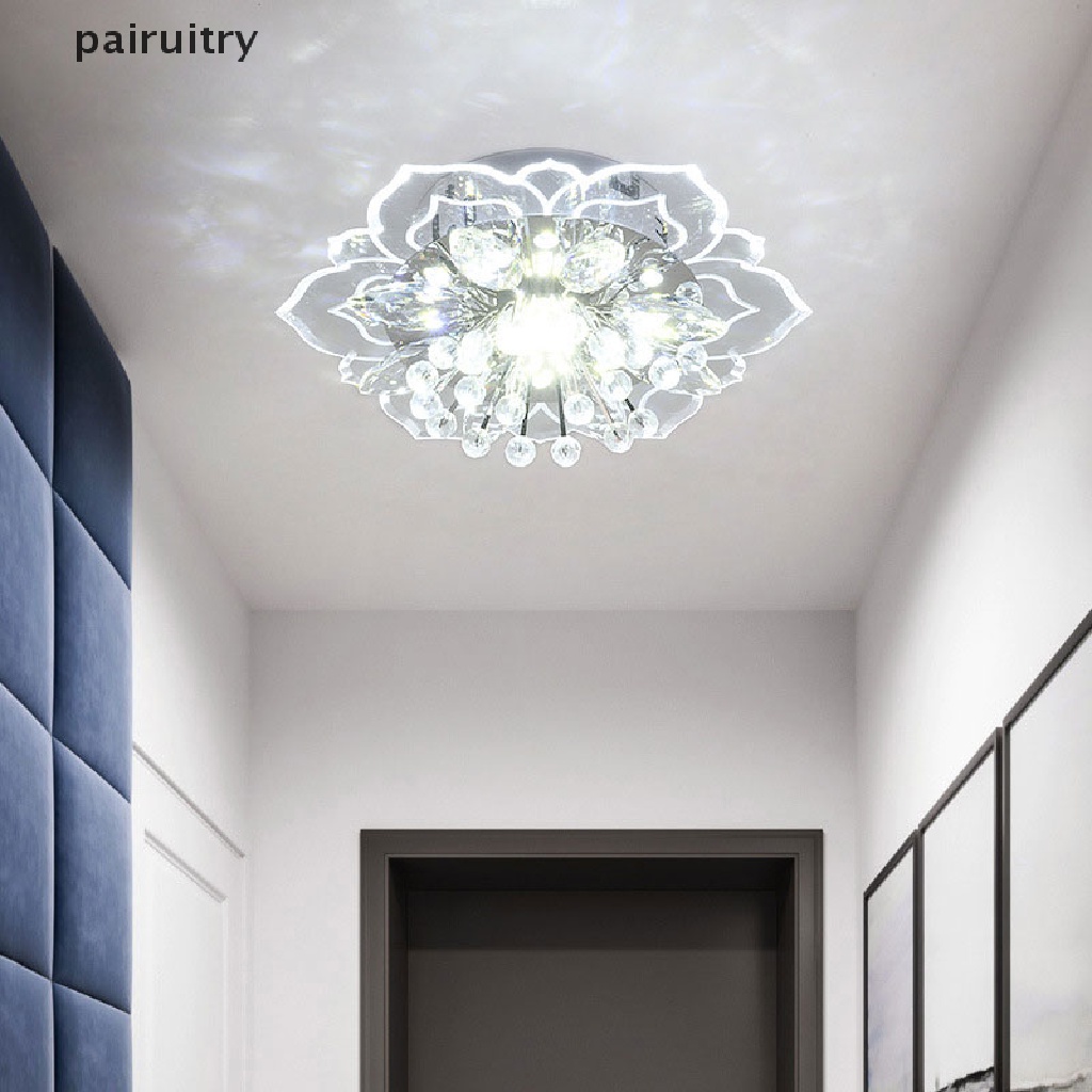 Prt 20cm 9W Modern Crystal LED Fitting Lampu Plafon Lorong Pendant Lamp Chandelier  Prt