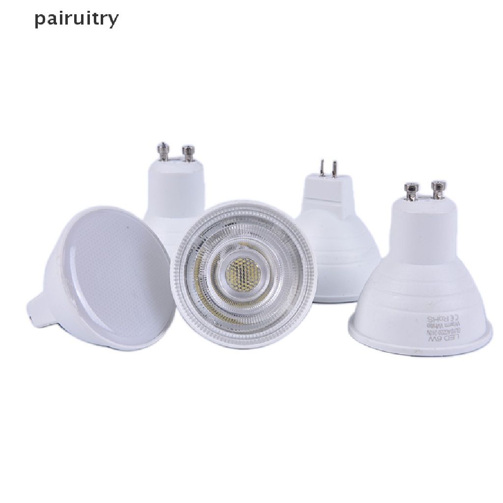 Prt Dimmable GU10 COB Lampu Sorot LED 6W MR16 Bulbs Light 220V Putih Lampu Down Light PRT