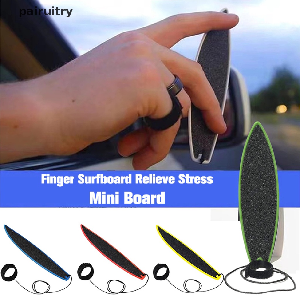 Prt Finger Surfboard Fingerboard Mainan Surfing Angin Mini Ujung Jari Skateboard Mainan Anak PRT