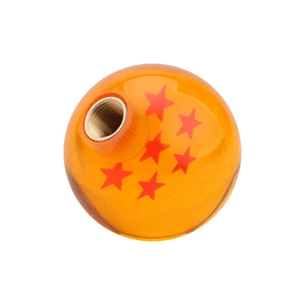 Lanfy Manual Gear Stick Knob Universal 54mm Gear Shift Kepala Mobil Truk Sleeve Adapter Anime Dragon Star Bola Dragon Star Ball Shifter