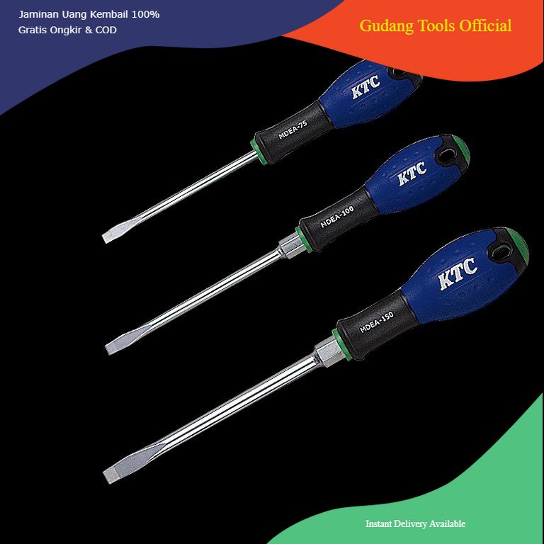 OBENG KTC " MINUS " PALM SCREWDRIVER MDEA