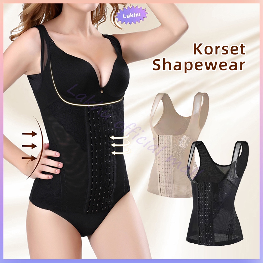 Lakhu Body Shaper Korset Pelangsing Perut Buncit Wanita Import