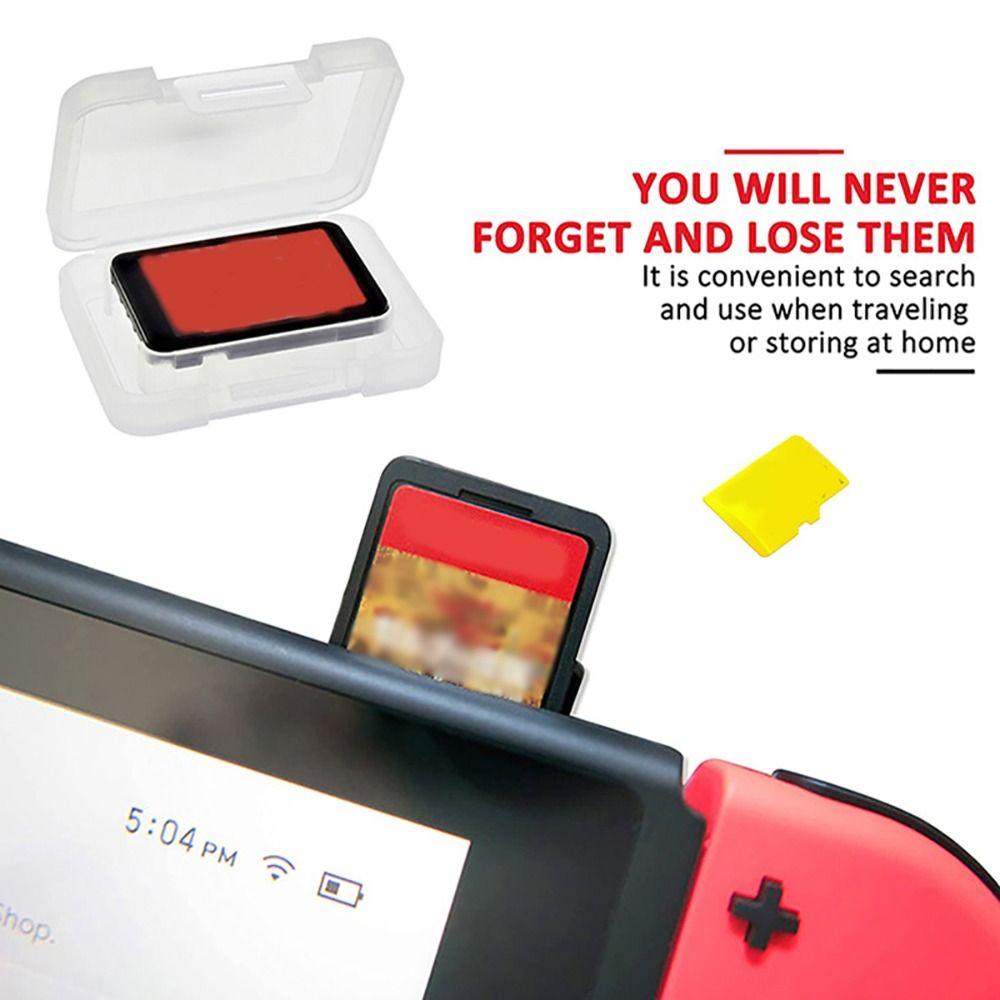 Nanas 10pcs Game Card Case Bening Pelindung Lengan Kotak Penyimpanan Untuk Nintendo Switch Game Cartridge Case Untuk Nintendo Switch OLED