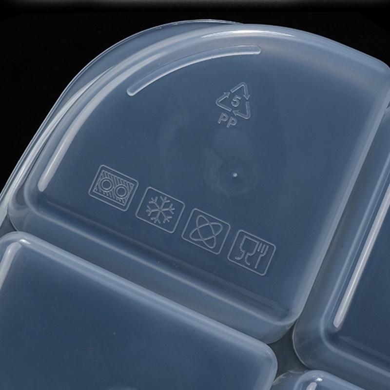 4kisi Kotak Penyimpanan Buah Makanan Tempat Penyimpanan Plastik Kulkas food Storage Bins Dapur Fresh-keeping Wadah Penyimpanan Kompartemen Portabel Container Box
