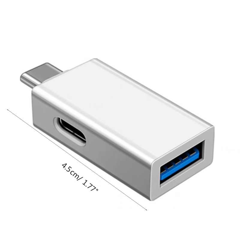 Zzz Adaptor USB C Tipe C Ke Usb3 0 Konektor Adaptor Dengan Port Charging OTG Adapter Untuk Ponsel Tablet Mouse Keyboard