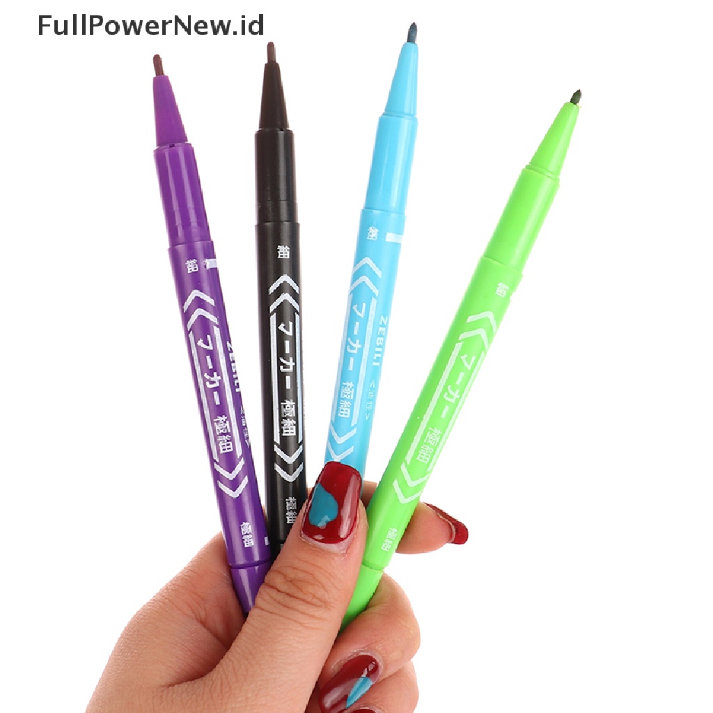 Power Dual-Tip Skin Marker Pen Penanda Posisi Tato Alat Tato ID