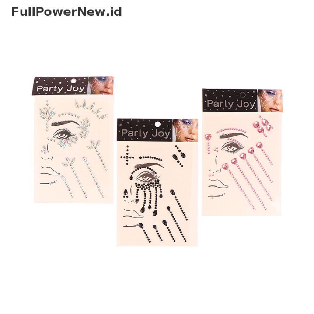 Power Glitter Diamond Makeup Art Eyeliner Bling Face Jewels Alat Makeup Rhinestones ID