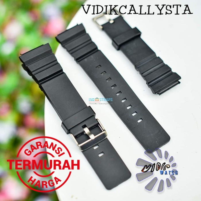 STRAP TALI JAM TANGAN QQ QNQ Q&amp;Q M136 M-136 HITAM BLACK